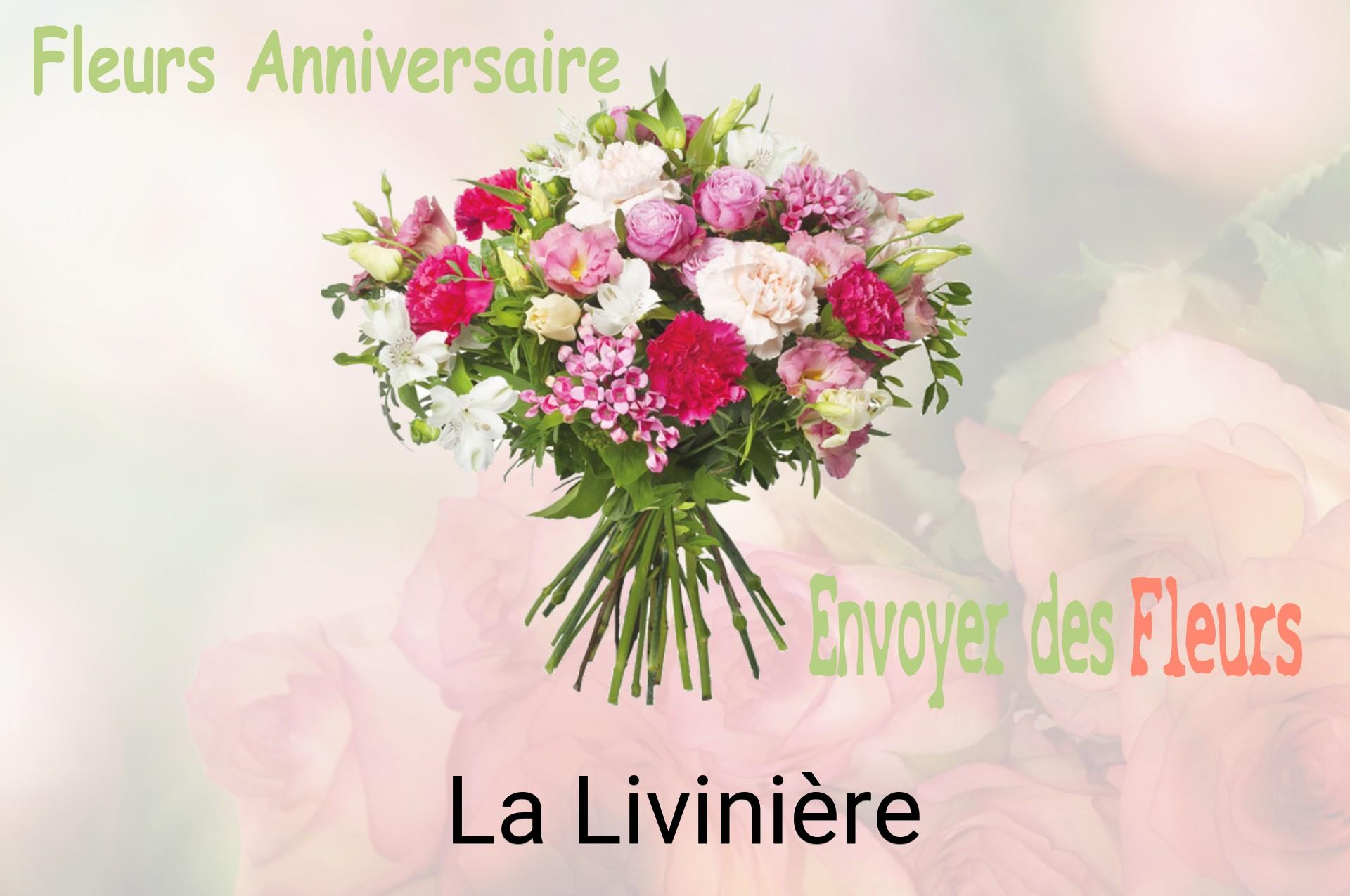 Bouquet de fleurs d’anniversaire livré à La Livinière